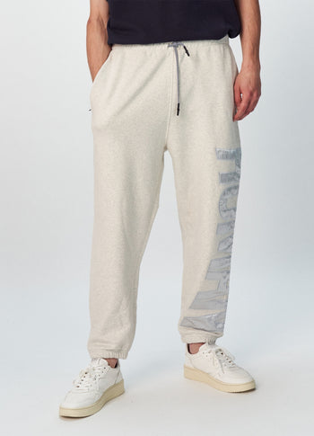 Chris fleece jogger | soft white melee