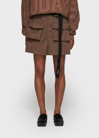 utility shorts | truffle