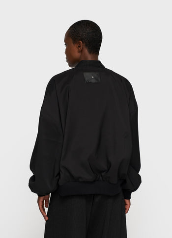 reversible cardigan punto | black