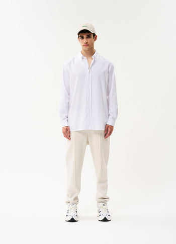 Tate smoking shirt | white