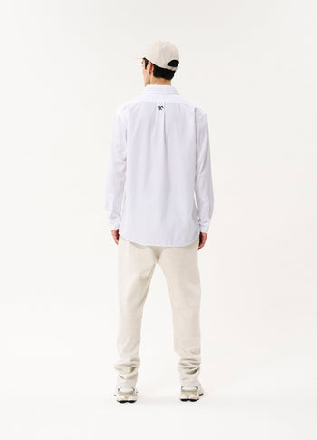 Tate smoking shirt | white