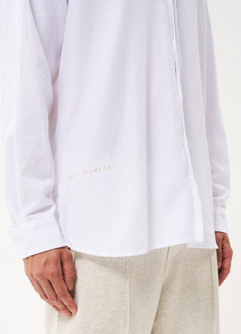 Tate smoking shirt | white