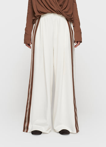 wide pants tape | ecru