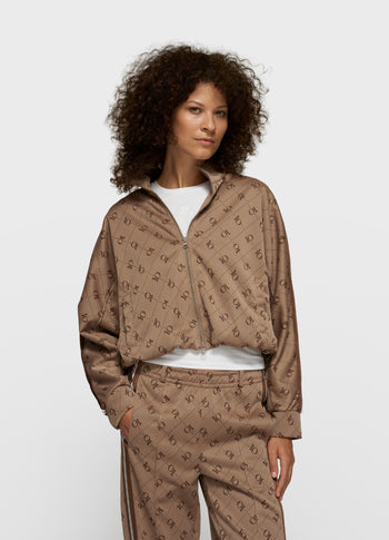 track jacket monogram | fudge