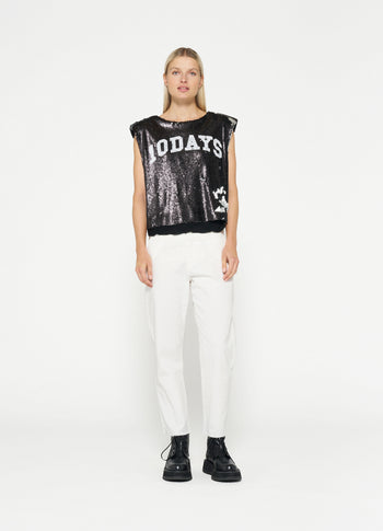 washed statement chino | ecru