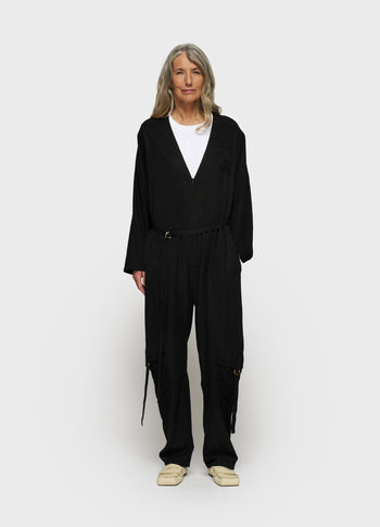 comfort jumpsuit tencel | black