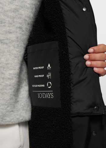 the cool coat | black