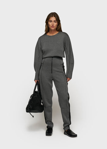 high waist pants scuba | antra melee