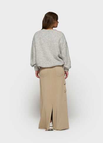 straight skirt pockets | earth