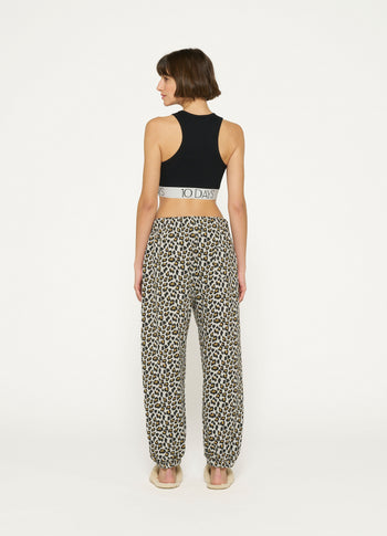 tank top rib bra | black