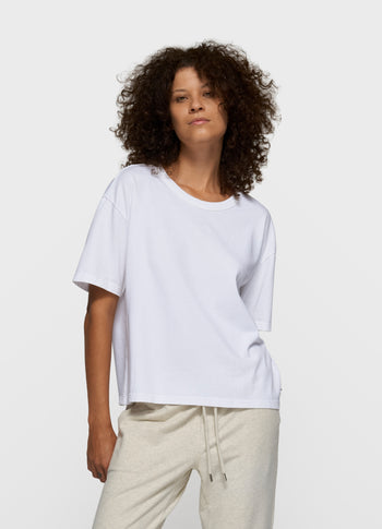 THE THICK COTTON TEE | white