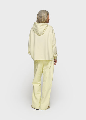 statement logo hoodie | pastel yellow