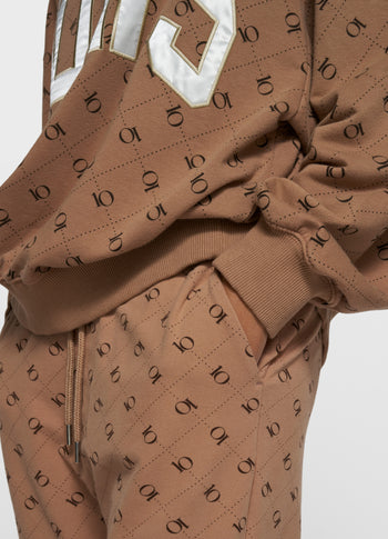straight jogger monogram | fudge