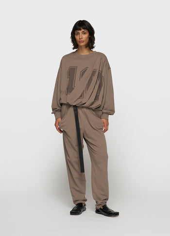 pleated sweater 10 | moonrock