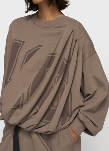 pleated sweater 10 | moonrock