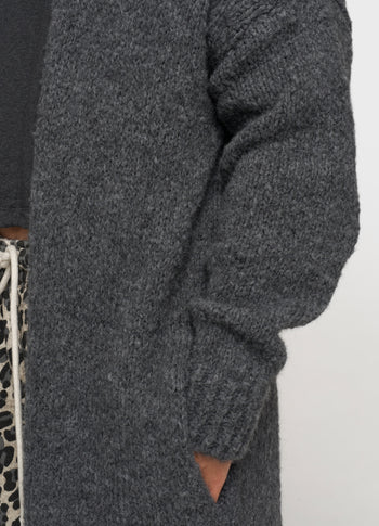 maxi knit cardigan | antra melee