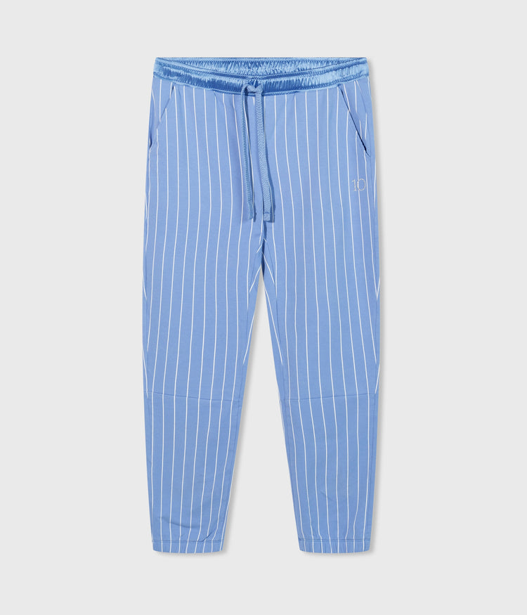 cropped jogger stripes | blue bell