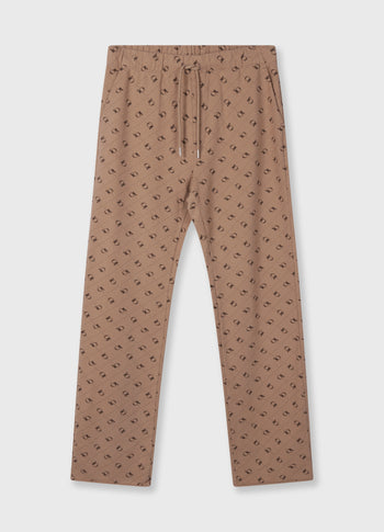 straight jogger monogram | fudge