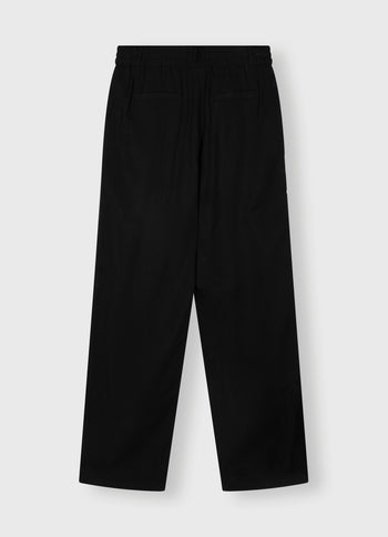 flowy pants lyocell | black