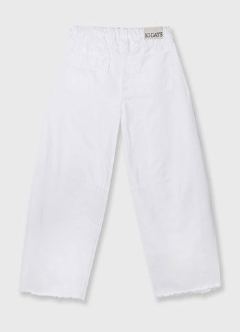 western pants washed | optic white