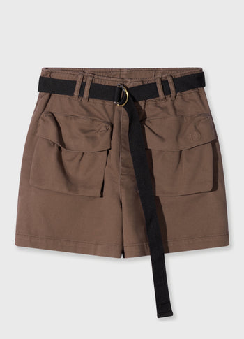 utility shorts | truffle