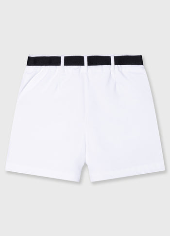 utility shorts | optic white