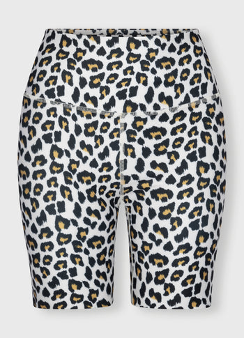 cycling shorts leopard | bone