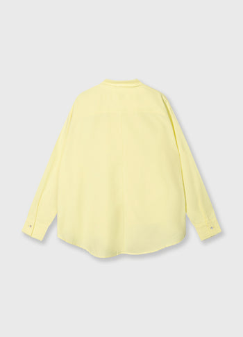 pique shirt | pastel yellow