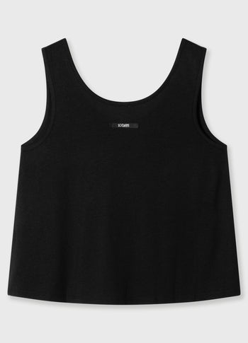 tank top jersey | black