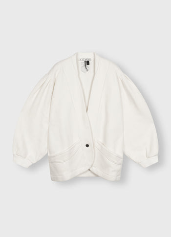 fleece icon jacket | ecru