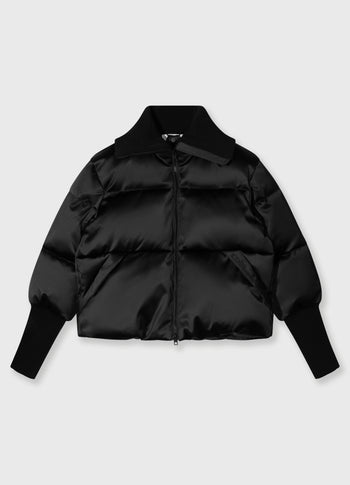 the smoking puffer jacket | black