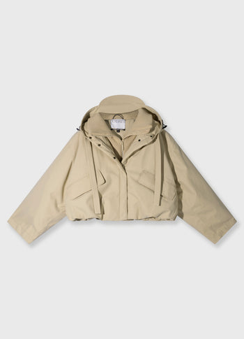 the queen parka | pure sand