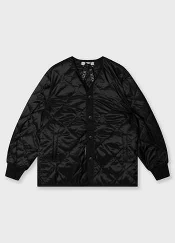 light padded jacket | black