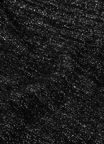 knit sweater sparkle | black