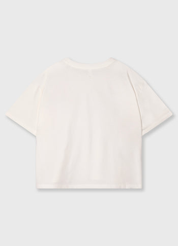 thick cotton tee 10 | ecru
