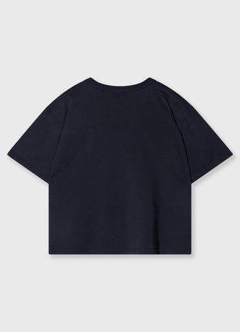 thick cotton tee 10 | dark navy