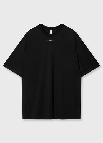 oversized tee jersey | black