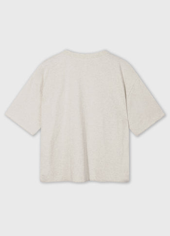 baseball tee 10DAYS | soft white melee