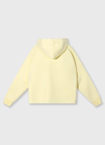 statement logo hoodie | pastel yellow