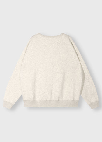 statement sweater | soft white melee