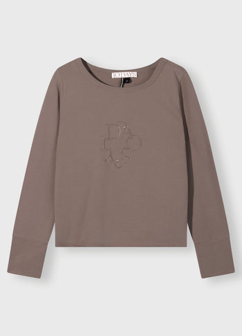 easy logo sweater | moonrock