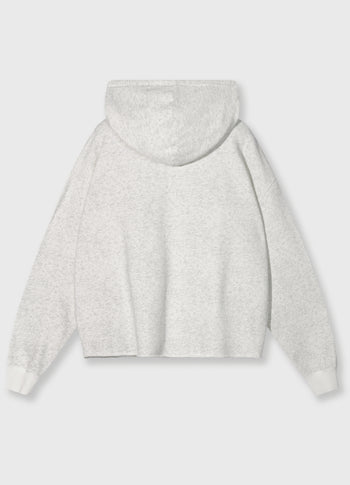 statement hoodie | white melee