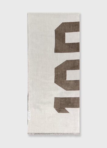 scarf 10DAYS | ecru