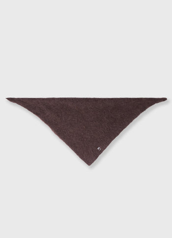 knit bandana | deep wine