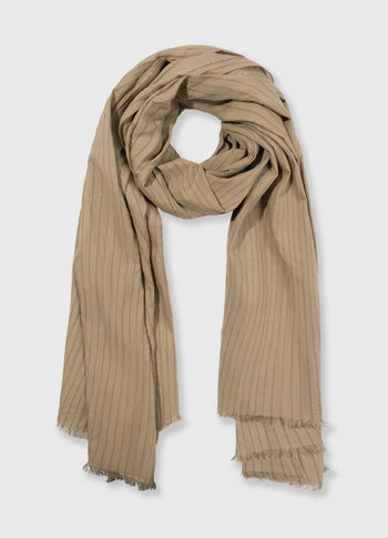 scarf pinstripe | earth