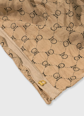 scarf monogram | earth