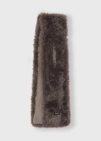 furry scarf | moonrock