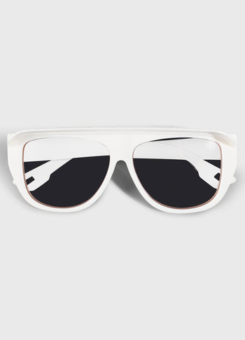 the statement sunglasses | ecru