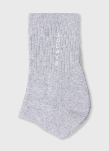 socks 10DAYS | white grey melee