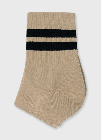 socks 2 stripes | earth